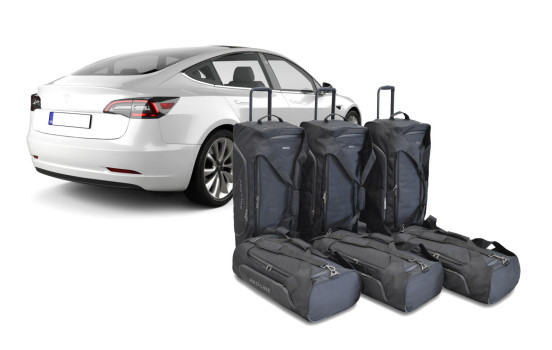 Juego de bolsas de viaje Tesla Model 3 2018-presente Sedán de 4 puertas Pro.Line