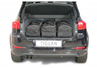 Juego de bolsas de viaje Volkswagen Tiguan (5N) suelo maletero alto SUV 2007-2015