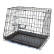 Jaula plegable inclinada para perros - Pequeña - 61 x 47 x 43 cm