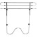 Saunders - Rejilla universal para perros con tubo en forma de W (17-25 cm)