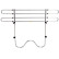 Saunders Universal Dog Guard W-Tube 41cm->
