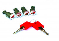 Juego de 4 cerraduras para portaequipajes G3