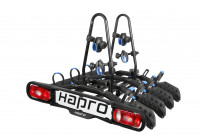 Portabicicletas Hapro Atlas Active de 4 velocidades con conector de 13 pines - 4 bicicletas