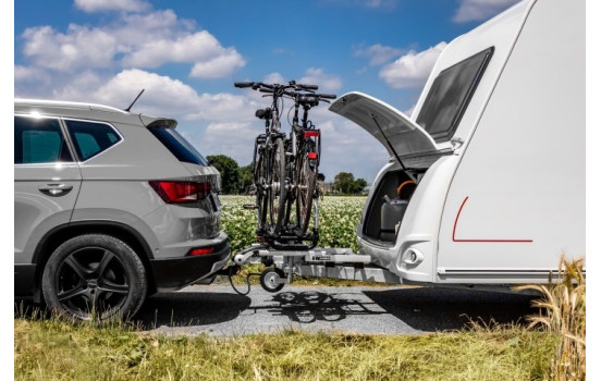 Portabicicletas con barra de tiro Enduro BC260 para caravana (2 bicicletas), Imagen 6