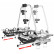 Portabicicletas con barra de tiro Enduro BC260 para caravana (2 bicicletas), Miniatura 2