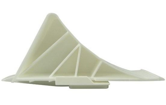 Calzo para rueda Carpoint de plástico blanco