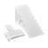 Calzo para rueda Carpoint de plástico blanco, Miniatura 2