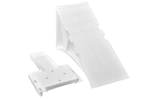 Calzo para rueda Carpoint de plástico blanco, Imagen 2
