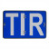 Señal de señalización plegable "TIR" de aluminio ProPlus