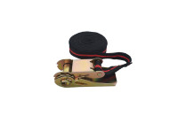 Correa de amarre de 5 m x 25 mm con trinquete