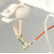 Cable de seguridad con mosquetón de 100 cm y 1500 N/150 kg, Miniatura 2