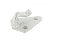 Gancho de cuerda 50 x 40 mm galvanizado en caliente