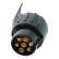Adaptador Carpoint de 7 a 13 polos, corto, a granel, Miniatura 6