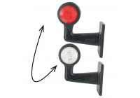 Lámpara de señalización LED de 120 mm en ángulo