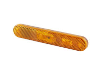 Luz de posición lateral LED 24V, cable de 195 mm, adhesiva