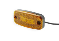 Zijmarkl.LED 24V,z/steun,m/cabel 5m