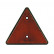 Reflector triangular Carpoint rojo