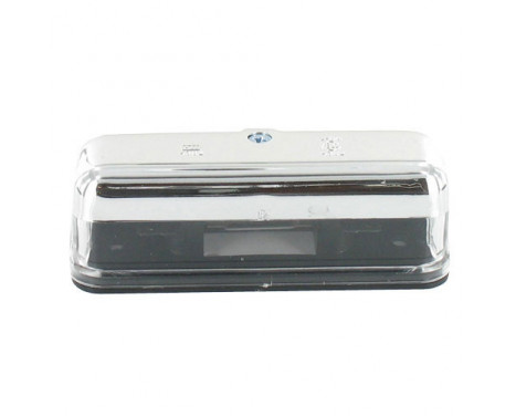 Iluminación de matrícula cromada