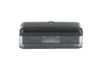 Iluminación de matrícula negra