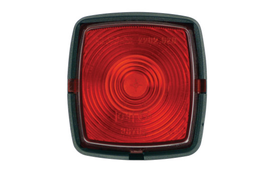 Lámpara lateral rectangular roja 63x67mm 2 piezas, Imagen 3