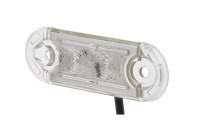 LED posicional blanco/negro 10-33V cable 0,5m