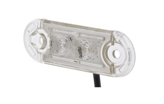 LED posicional blanco/negro 10-33V cable 0,5m