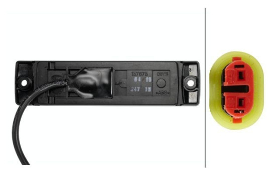 Marcador lateral LED 24 V m/reflector/cable 20 cm/AMP, Imagen 2