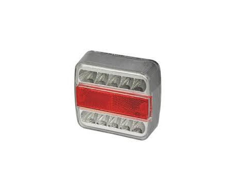 Luz trasera 5 funciones 10 LED 100x10x37mm