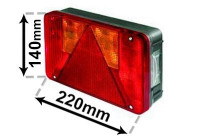LUZ TRASERA IZQUIERDA + ML y iluminación de matrícula