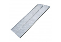 Rampa plegable de aluminio para silla de ruedas 122x73cm 270kg