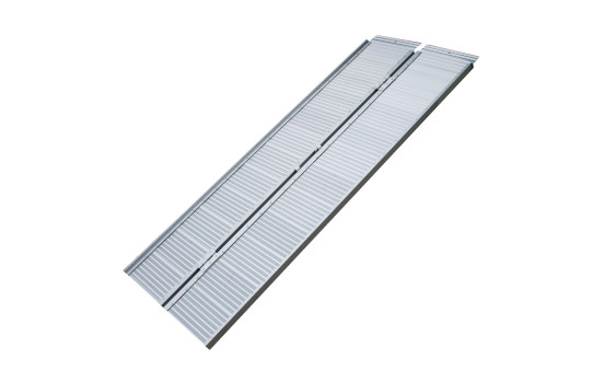 Rampa plegable de aluminio para silla de ruedas 122x73cm 270kg