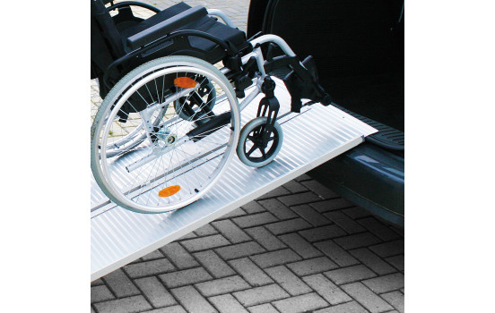 Rampa plegable de aluminio para silla de ruedas 122x73cm 270kg, Imagen 4