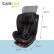 Silla de coche Carkids I-Size Darcy giratoria 360° 40-150 cm Isofix negra/roja, Miniatura 2