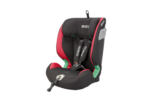 Trona Sparco SK5000I (Isofix) negra/roja i-Size 76-150 cm (ECE-R129/03)