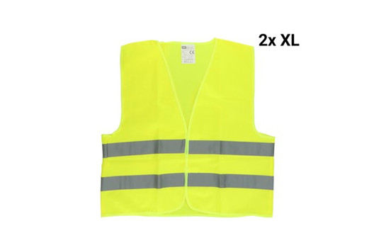 Conjunto combinado de chalecos de seguridad Carpoint (2 pequeños y 2 extra grandes), Imagen 3