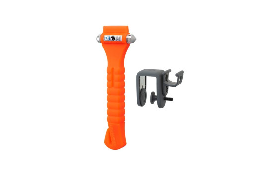 LifeHammer original - Naranja - Brilla en la oscuridad - incluye soporte