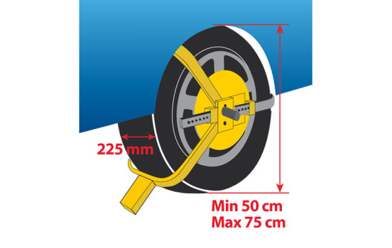 Abrazadera de rueda de 13 a 18 pulgadas, Imagen 4