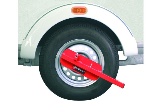 Abrazadera de rueda Doublelock Buffalo roja, Imagen 2