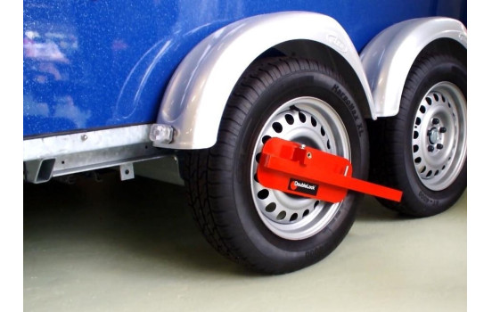 Abrazadera de rueda Doublelock Buffalo roja, Imagen 3