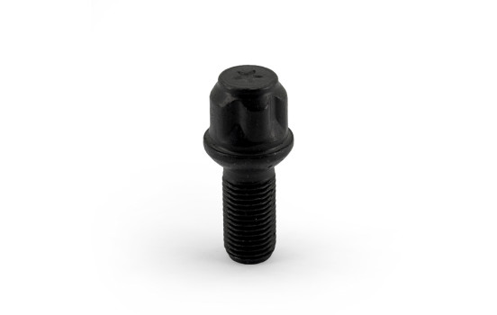 Juego de cerraduras de rueda H&R R13 M14x1,50x27 mm, perno cónico negro - 4 pernos con adaptador incluido, Imagen 2