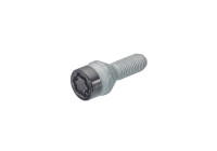 Juego de pernos de carruaje McGard M14x1,50 negros - Cónicos - Longitud 27,3 mm (cabeza de 17 mm)