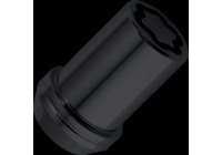 Juego de tuercas de seguridad hexagonales/tuercas de afinación McGard M12x1,50 negras