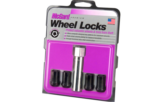 Juego de tuercas de seguridad hexagonales/afinadoras McGard M12x1,25 negras, Imagen 4