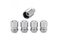 Juego de tuercas de seguridad McGard M12x1,50 - Cónicas - Longitud 37 mm (cabeza de 21 mm)