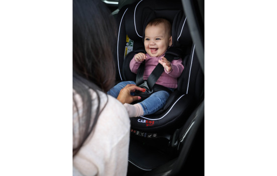 Silla de coche Carkids I-Size Darcy giratoria 360° 40-150 cm Isofix negro/blanco, Imagen 8