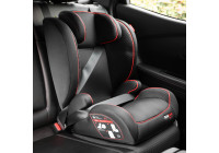 Silla de coche infantil Carkids I-Size Frankie 100-150 cm, color negro y rojo