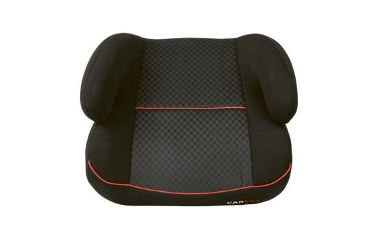 Asiento elevador Carkids negro/rojo Isofix 4-12 años