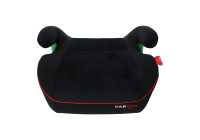 Asiento elevador I-Size Isofix Alfie de Carkids (125-150 cm), color negro y rojo