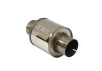 Round stainless steel silencer