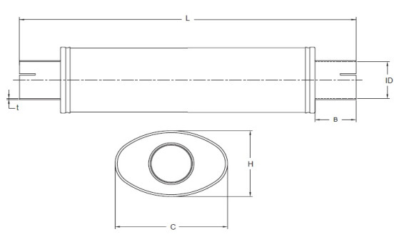 Silencer Medium Stainless Steel, Image 2